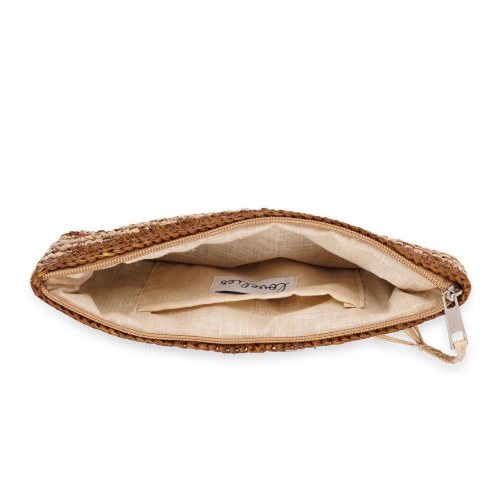 Mimose clutch - Cinnamon/Nut